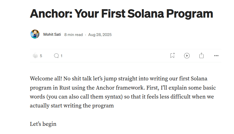Solana Anchor