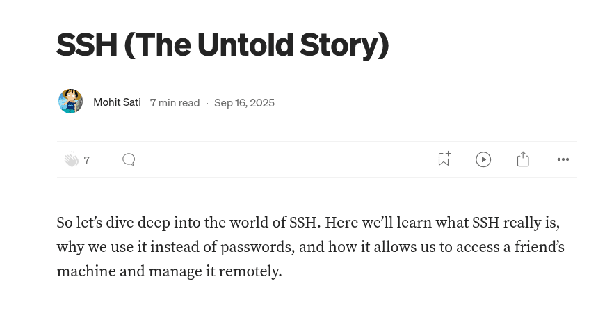 SSH Blog
