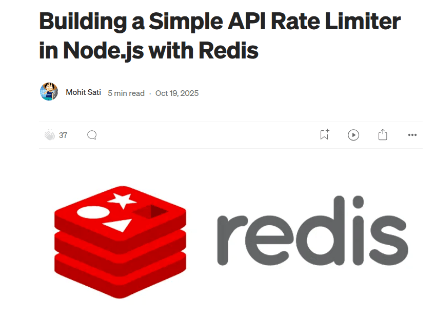 Redis Rate Limiter